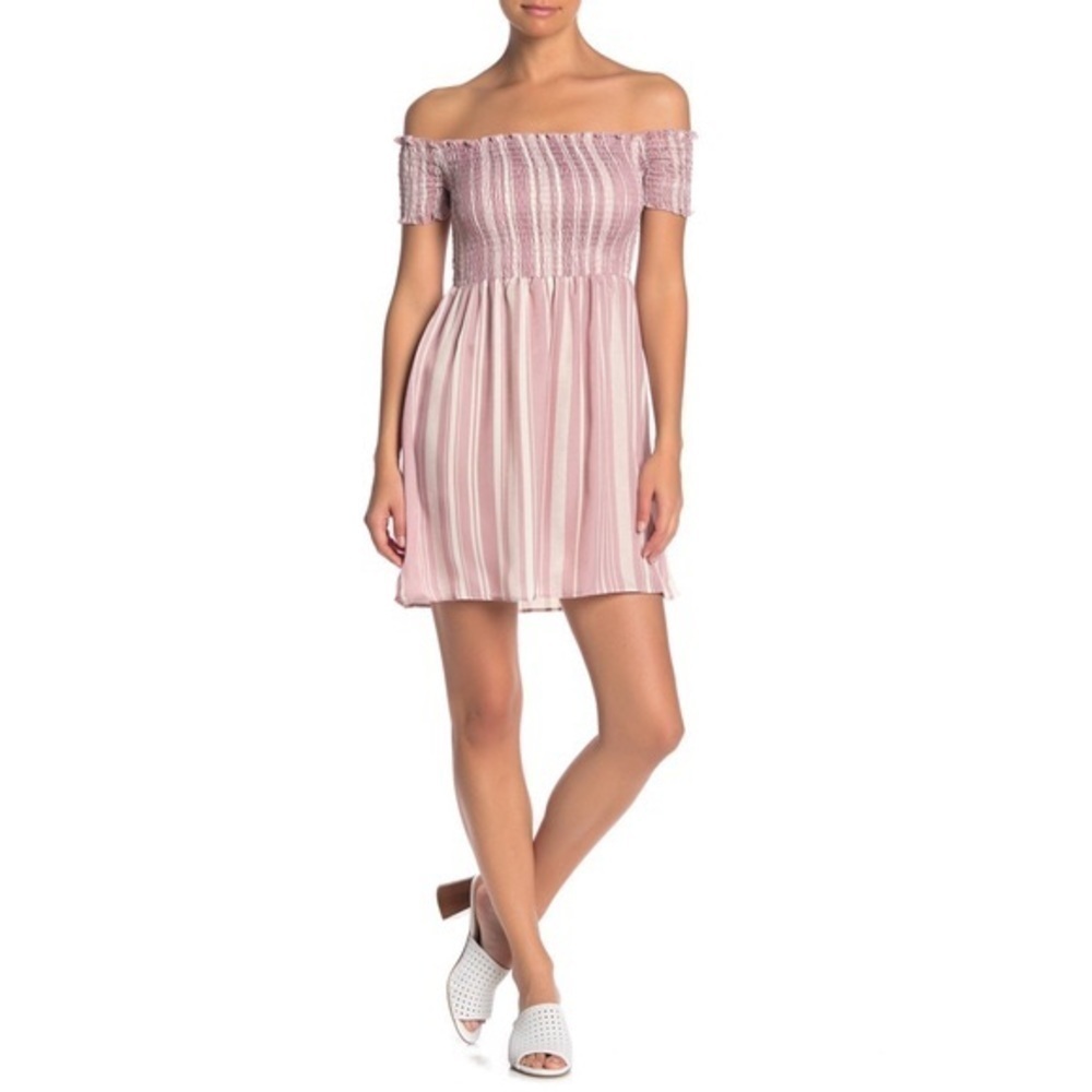 Show Me Your Mumu - Dolly Smocked Dress with pink Stripes - Size Small - Picture 5 of 11